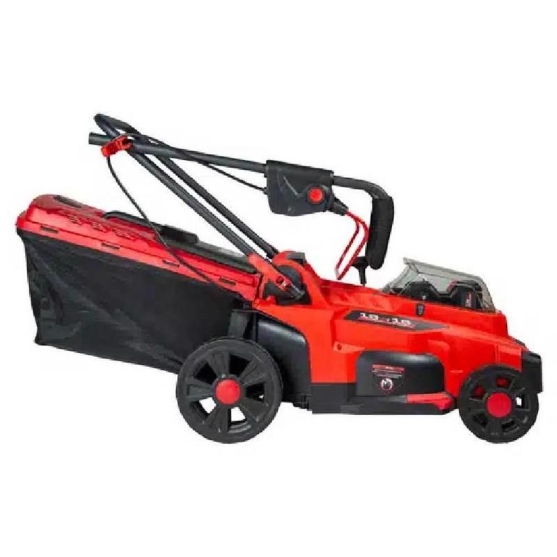 cortador de grama a bateria toyama motor brushless com 2 baterias e carregador tbt18+18lm370-k (mp)