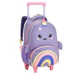 mochila de rodinha seanite 13 arco iris (mp)