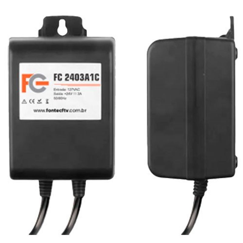 fonte fc fontes para speed dome 24vac 3a 110v (mp)