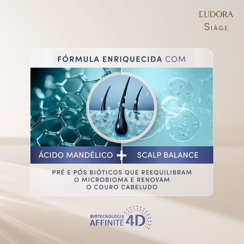 shampoo siàge eudora dermohair scalp rebalance 300ml