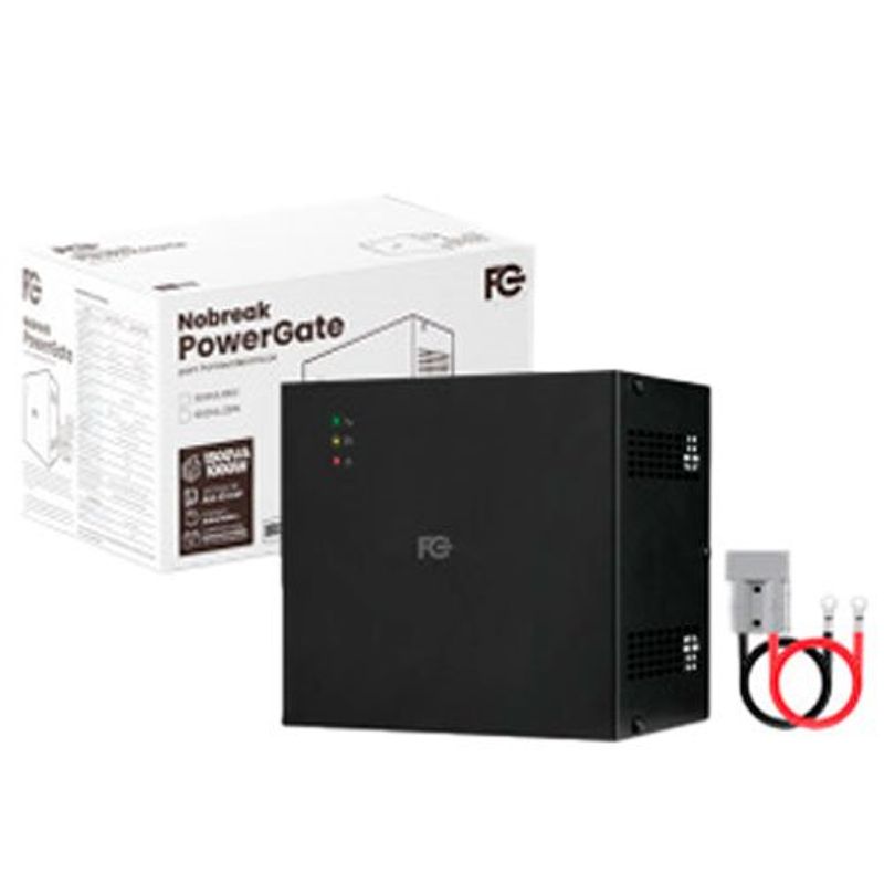 nobreak fc fontes powergate 1500va 110v para portão monovolt (mp)