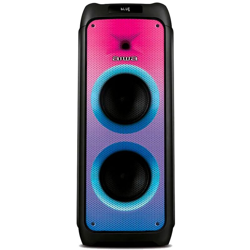 caixa de som amplificada aiwa party box 300w bivolt aws-pb-06 (mp)