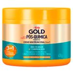 creme de tratamento niely gold pós-química com óleo de argan 430g