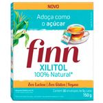 adoçante em pó finn xilitol 30 sachês de 5g cada