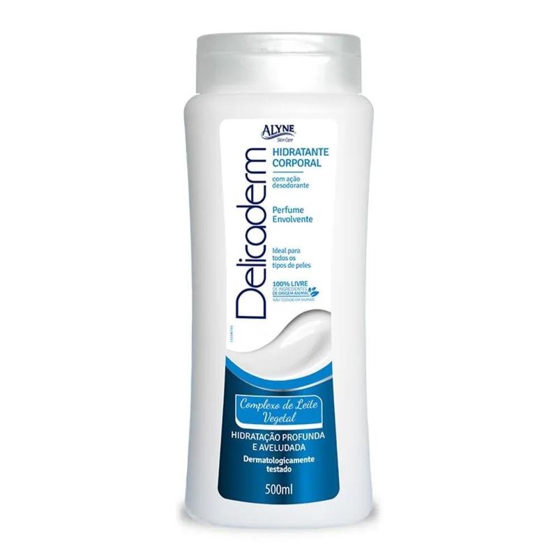 hidratante corporal alyne delicaderm leite vegetal 500g