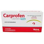 anti-inflamatório carprofen não esteroidal para cães vansil 75mg com 14 comprimidos (mp)