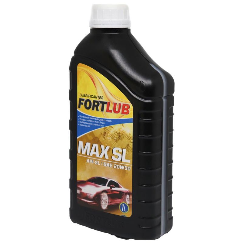 óleo lubrificante fortlub max api sl sae 20w50 1 litro (mp)
