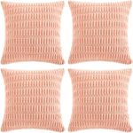 capa para almofadas fancy homi 4 peças rosa a-bi