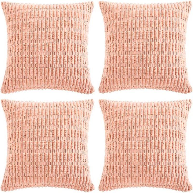 capa para almofadas fancy homi 4 peças rosa a-bi