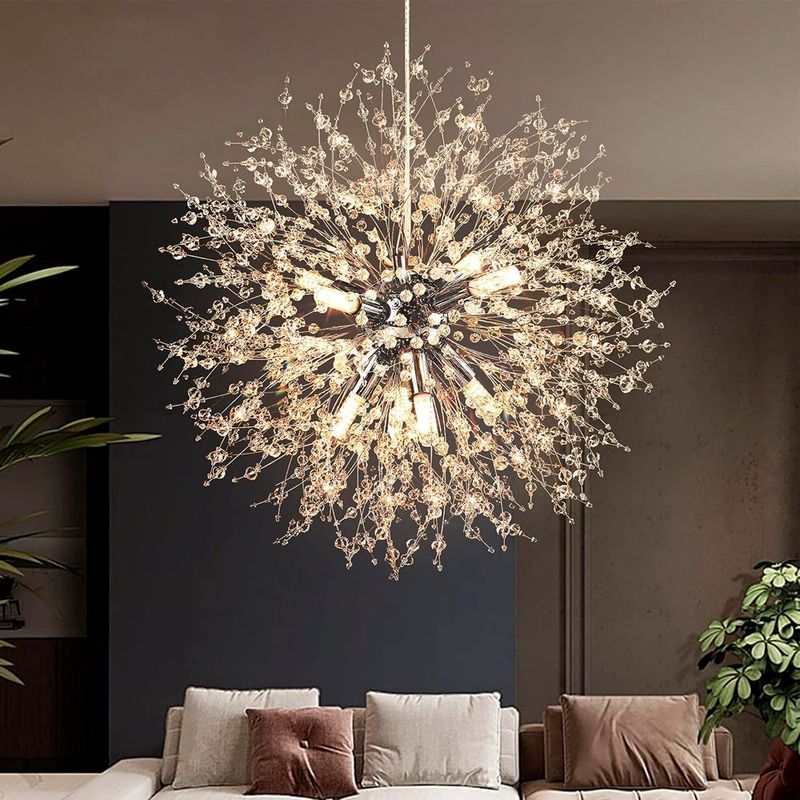 lustre verron cristal preto a-bi