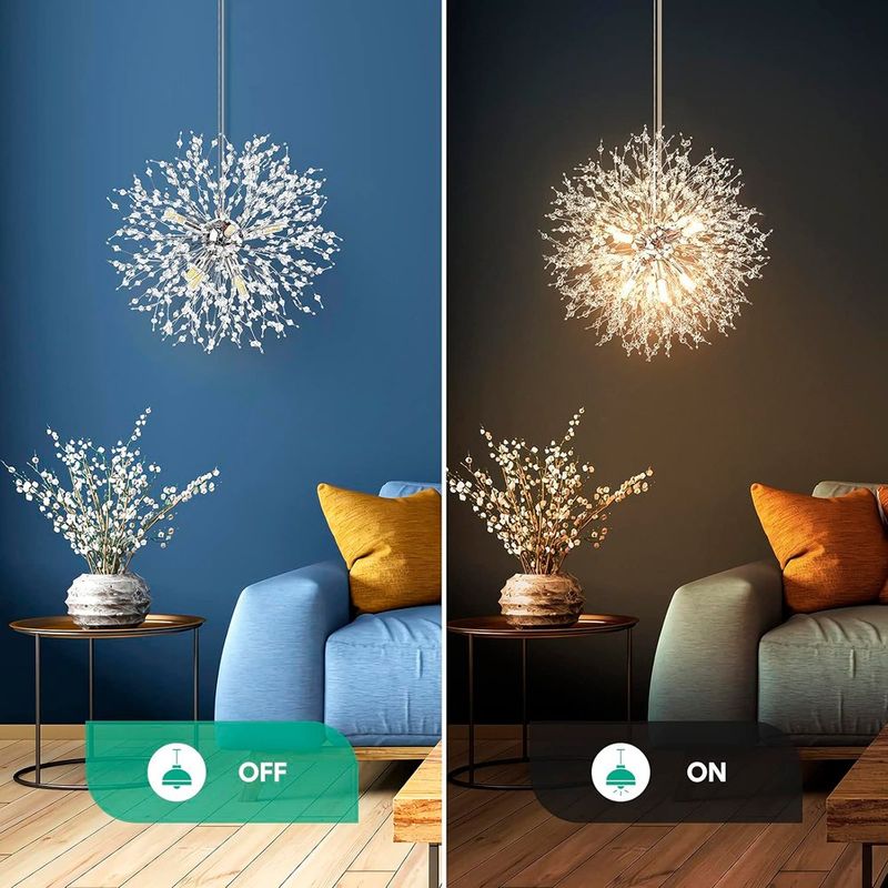 lustre verron cristal preto a-bi