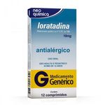 loratadina 10mg 12 comprimidos neo química