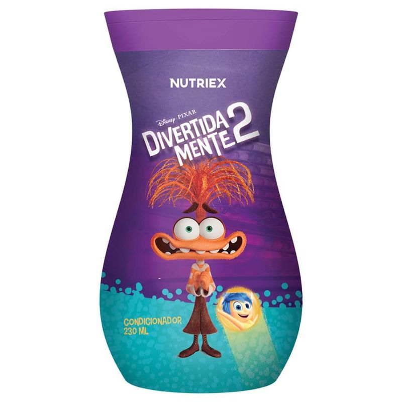 kit de shampoo e condicionador infantil nutriex divertida mente 2