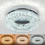 lustre moderno cainjiazh cristal branco a-bi