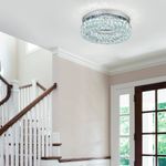 lustre moderno cainjiazh cristal branco a-bi