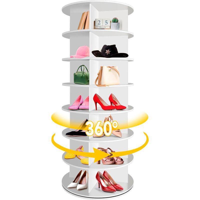 sapateira giratória lisdogt 7 camadas branco a-bi