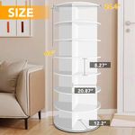 sapateira giratória lisdogt 7 camadas branco a-bi