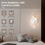 lâmpadas de parede eidisuny led branco a-bi