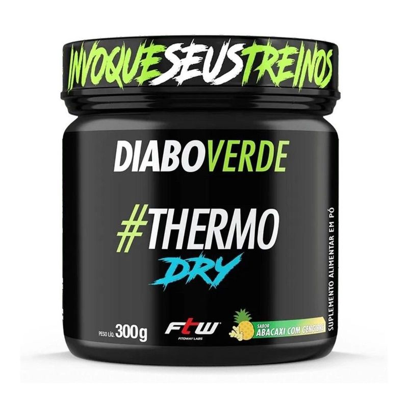 Suplemento Pré-Treino Diabo Verde Abacaxi com Gengibre
