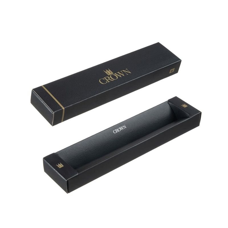 caneta esferográfica crown amsterdan preto di11451p (mp)