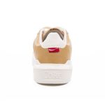 tênis feminino n°35 coca-cola canby town branco e bege cc2425 (mp)