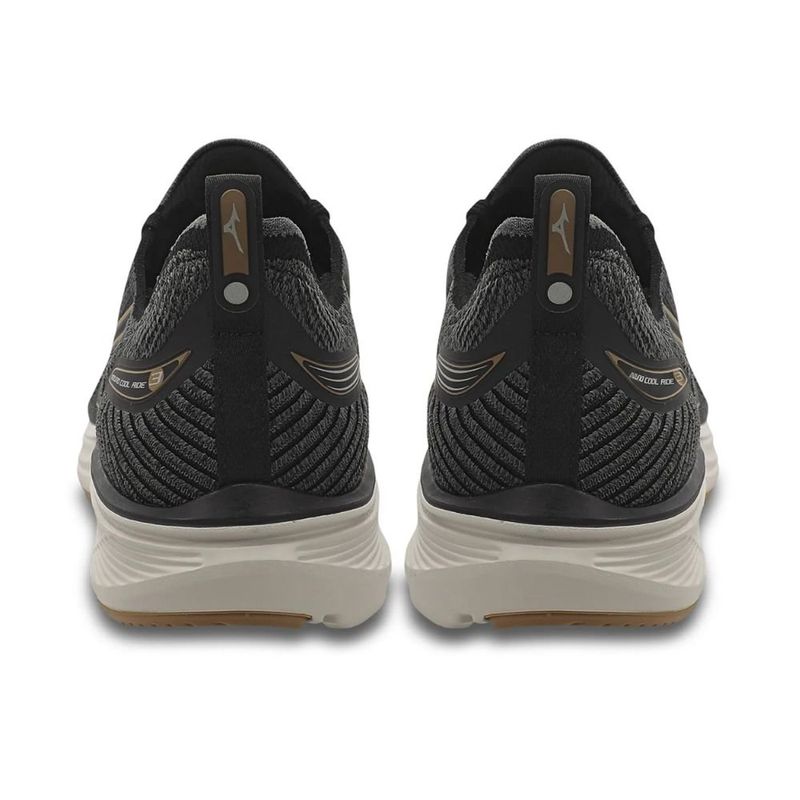tênis masculino n°42 mizuno cool ride 3 preto mescla (mp)