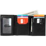 carteira levi's masculina preto a-bi