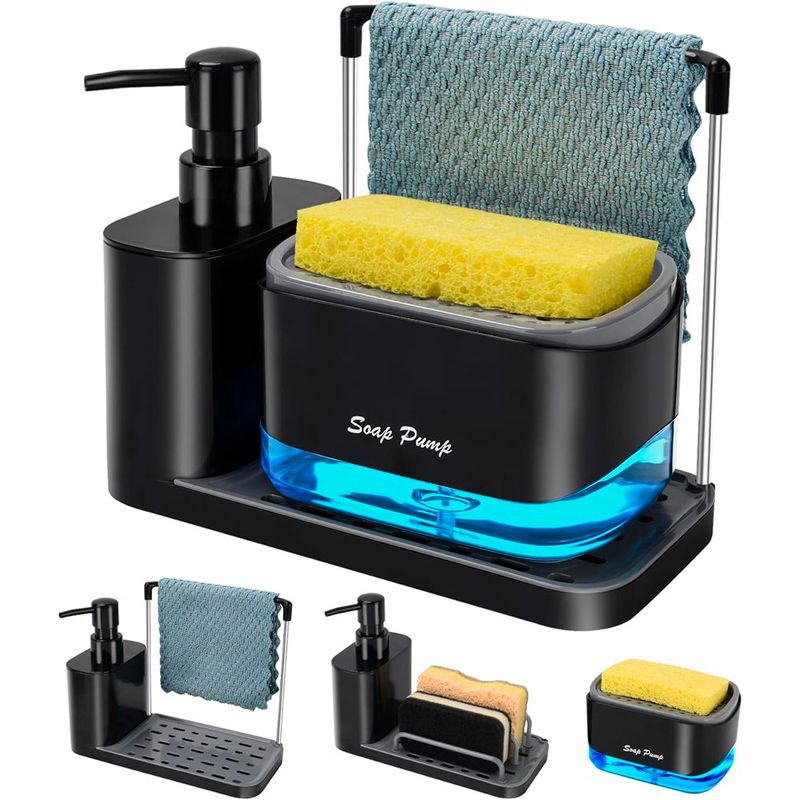 dispenser de detergente 5 em 1 bestseek preto a-bi