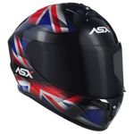 capacete asx draken uk brilho preto vermelho azul 64 (mp)