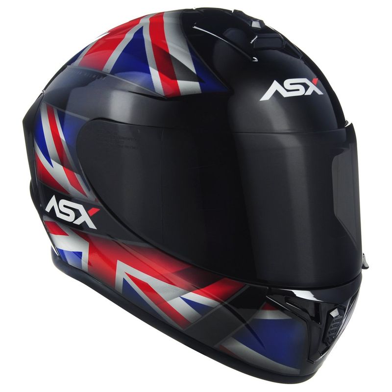 capacete asx draken uk brilho preto vermelho azul 64 (mp)