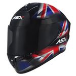 capacete asx draken uk brilho preto vermelho azul 64 (mp)