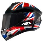 capacete asx draken uk brilho preto vermelho azul 64 (mp)