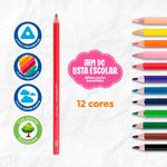 lápis de cor tris soft color com 12 unidades 684116