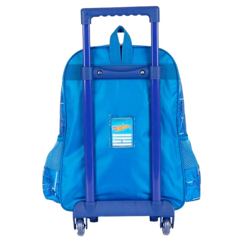 mochila de rodinhas hotwheels luxcel azul w0200un (mp)