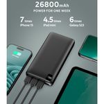 carregador portátl conwan 26800mah 22,5w a-bi