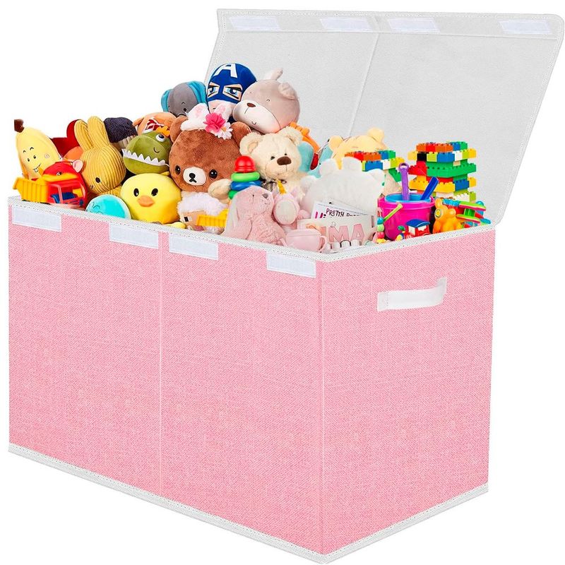 caixa armazenamento pantryli infantil rosa a-bi