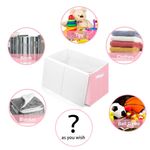 caixa armazenamento pantryli infantil rosa a-bi