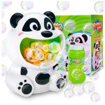 máquina bolhas bubble fun infantil panda 118ml a-bi