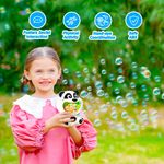 máquina bolhas bubble fun infantil panda 118ml a-bi