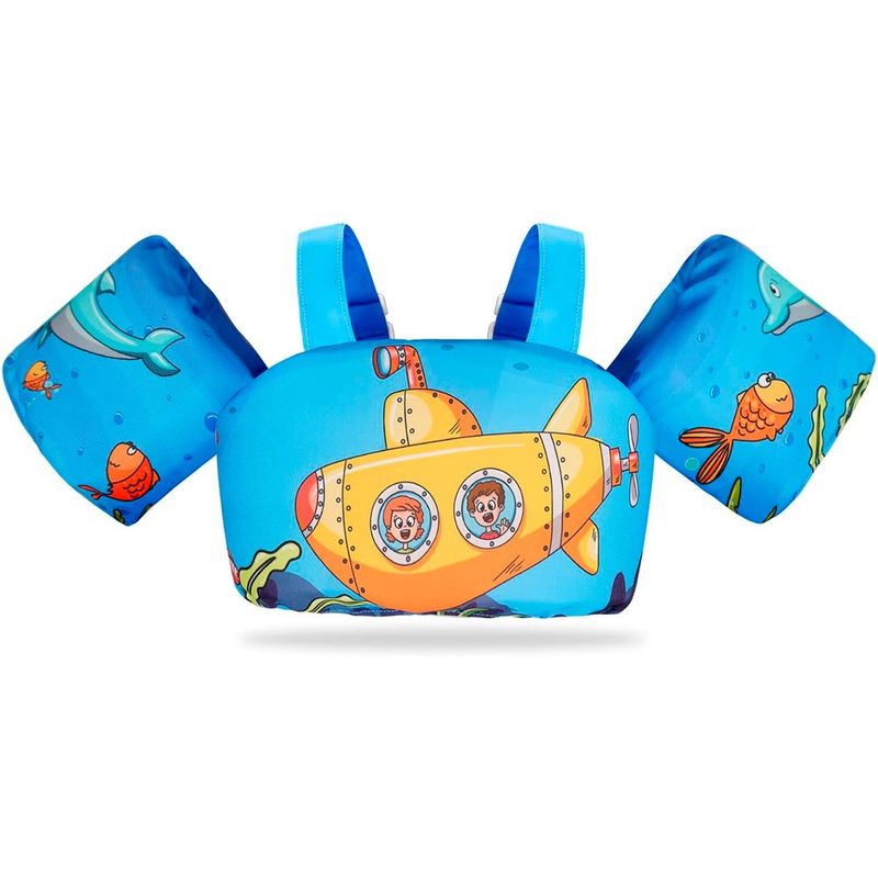 colete natação infantil jiwovape 22-66bl a-bi