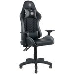 cadeira gamer dazz elite pro preto e cinza
