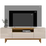 rack para tv até 75" linea orlando madeira tauari off white