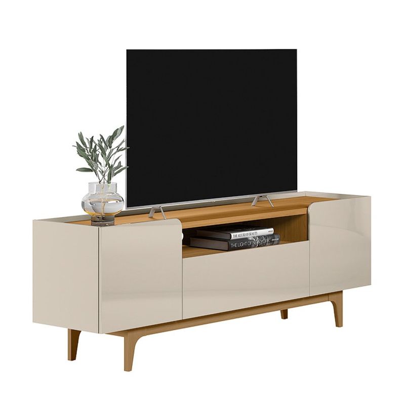 rack para tv até 75" linea orlando madeira tauari off white