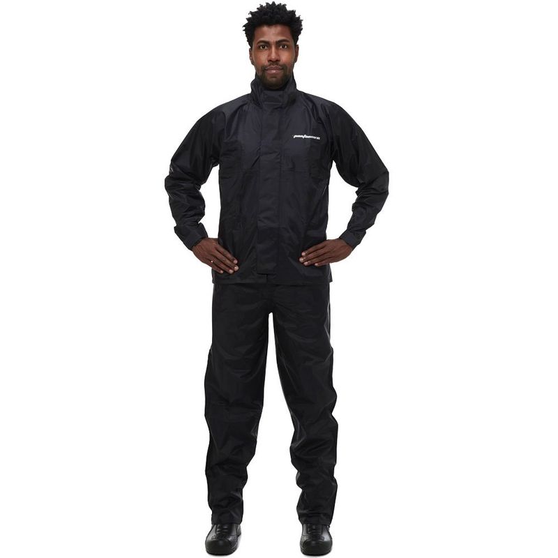 capa de chuva pantaneiro nylon com gola econômico preto g (mp)