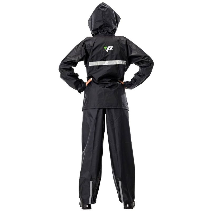 capa de chuva feminino pantaneiro nylon capuz preto g (mp)