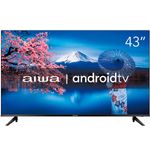 smart tv aiwa 43" led full hd hdr10 dolby áudio android wi fi 8843-01