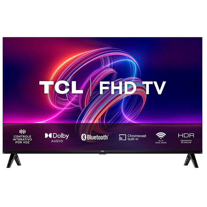 smart tv led 43" tcl full hd android hdmi hdr10 wi fi 43s5400a