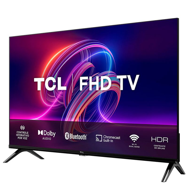 smart tv led 43" tcl full hd android hdmi hdr10 wi fi 43s5400a