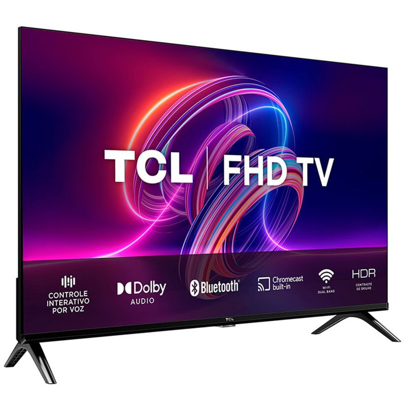 smart tv led 43" tcl full hd android hdmi hdr10 wi fi 43s5400a