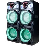 caixa de som amplificada mystic 100w x2 bluetooth com microfone sem fio my-ps799t (mp)